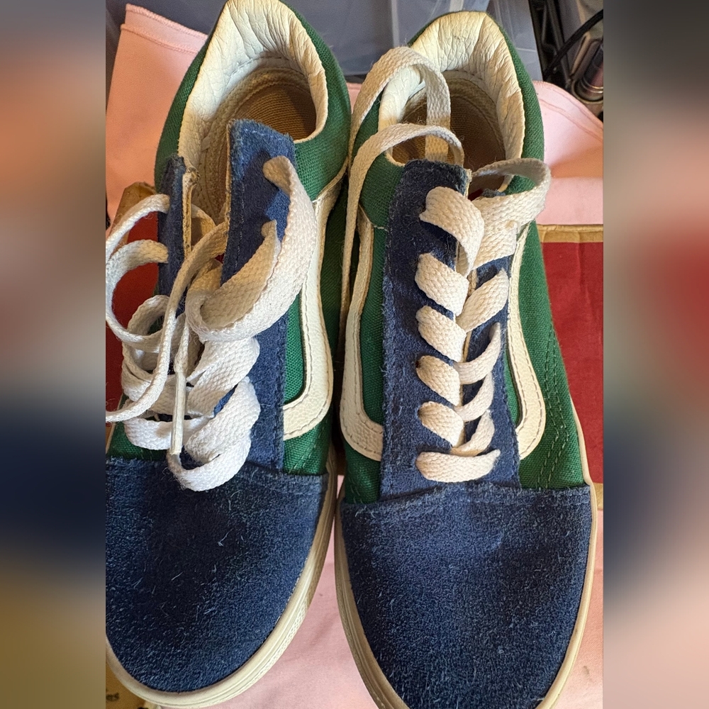 Vans Kids Shoes in Green, Red, and Blue